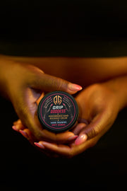 Grip Goddess cream jar beside its branded box
